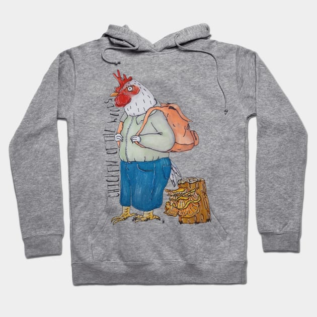 Chicken of the Woods Hoodie by Animal Surrealism